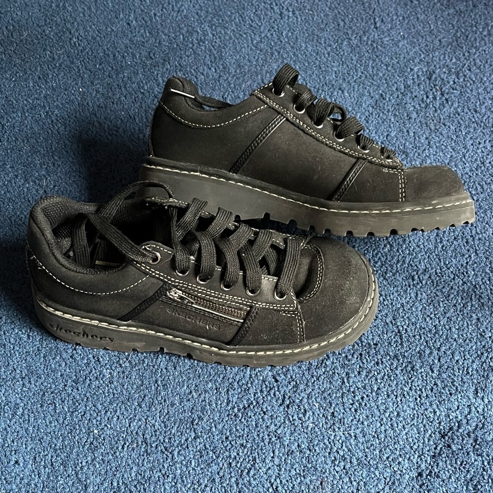 Black Oxford Skechers